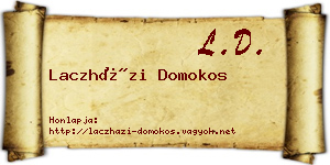 Laczházi Domokos névjegykártya